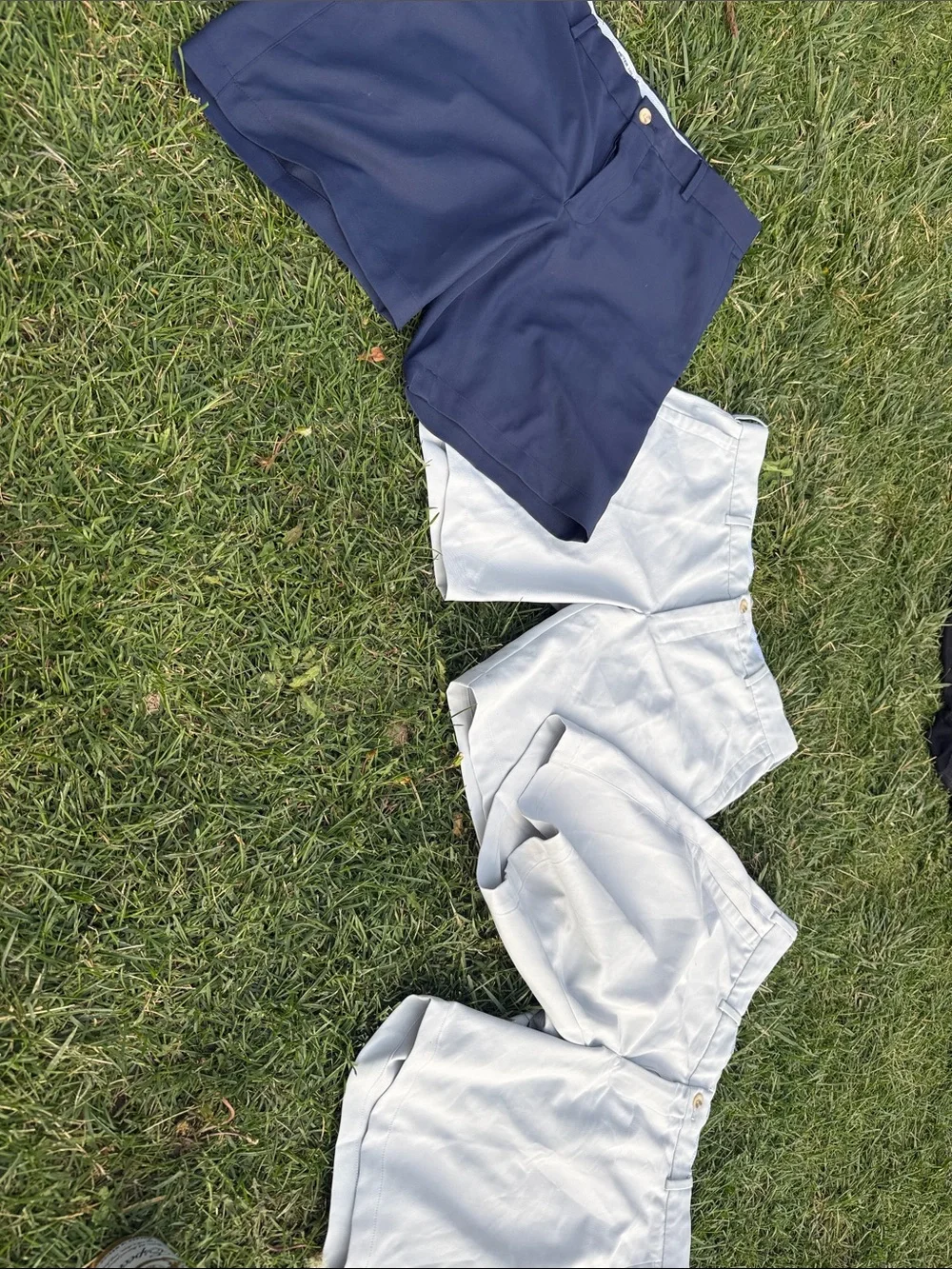 Peter Millar Kids Shorts in Navy and Light Gray